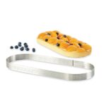 Narkalıp Dikdörtgen Delikli Öval Kek Kalıbı 30 x 11cm NRT-064