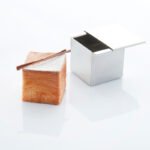 Narkalıp Kare Kalpaklı Küp Kek Ve Kruvasan Kalıbı 10x10 cm NRT-100