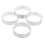 Narkalıp Hamburger Ekmeği Pişirme Kalıbı 4 Lü 12cm NRT-101