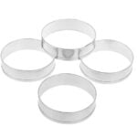 Narkalıp Hamburger Ekmeği Pişirme Kalıbı 4 Lü 12cm NRT-101