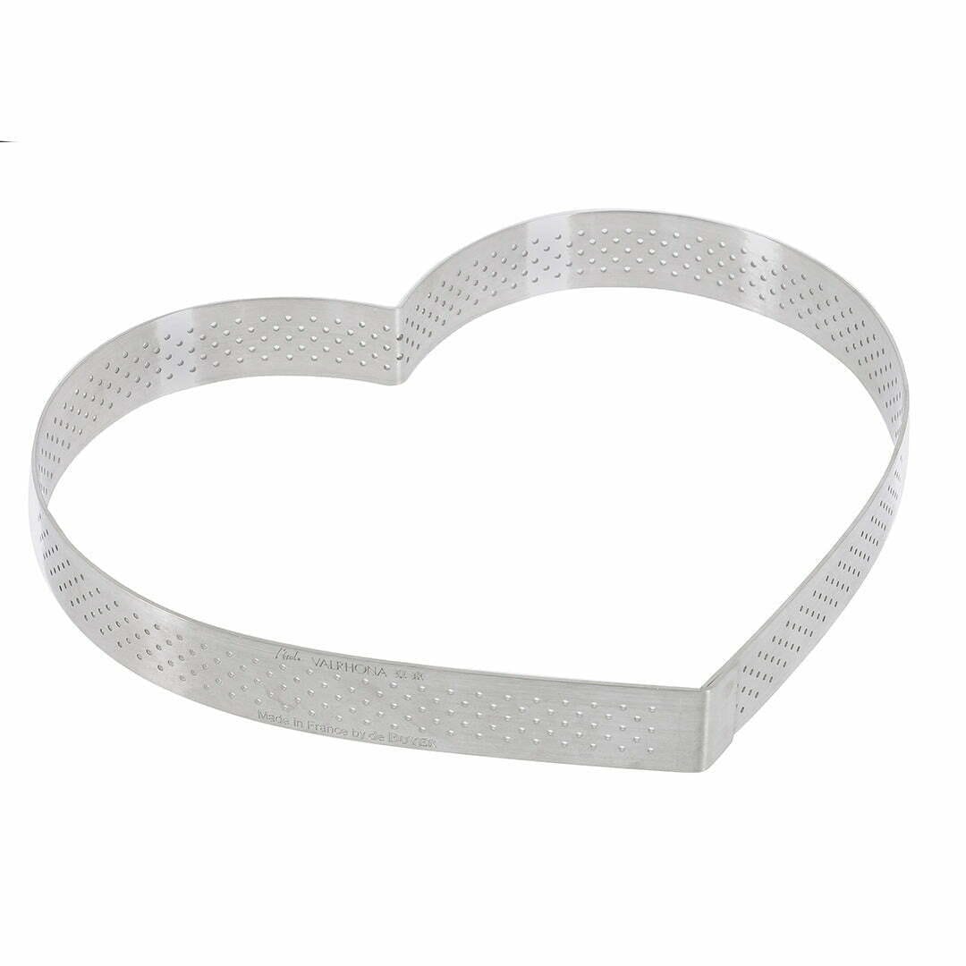 kalp3 Narkalıp Delikli Kalp Tart Kalıbı 23cm NRT-109 - Görsel 1