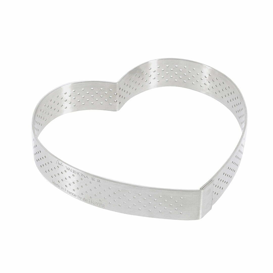 kalp5 Narkalıp Delikli Kalp Tart Kalıbı 18cm NRT-108 - Görsel 2