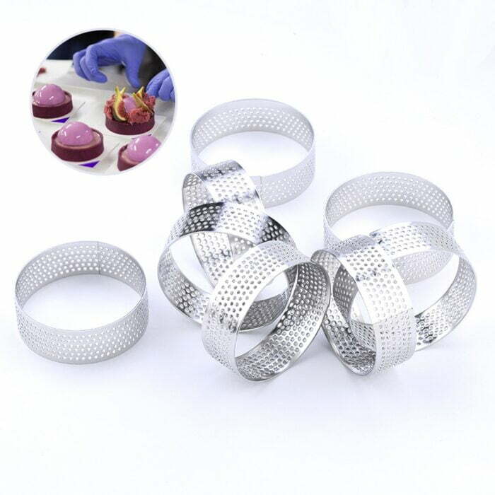 Narkalıp Delikli Yuvarlak Tart Kalıbı 10 Lu 6cm NRT-114 - Görsel 6
