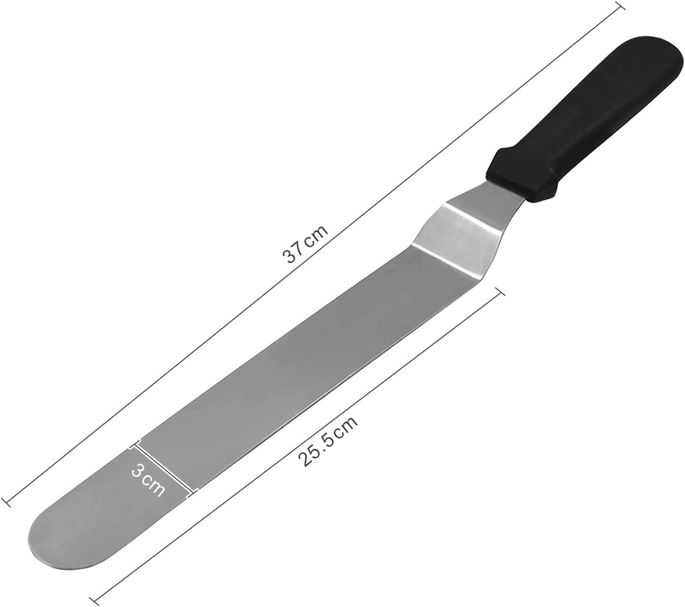 egikb1 Narkalıp Eğik Pasta Sıvama Spatula Bıçağı Büyük Boy no-3 NRT-121 - Görsel 4