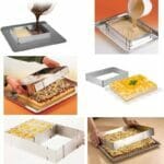 Narkalıp Dikdörtgen Bölmeli  Kek Kalıbı Drinlik 6 cm NRT-130 - Görsel 5