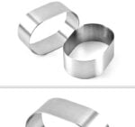 Narkalıp Oval Parfe Kek Kalıbı Çap 12 cm -7cm Derinlik 5cm 4 Adet NRT-145 - Görsel 4