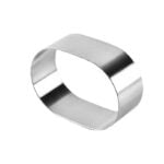 Narkalıp Oval Parfe Kek Kalıbı Çap 12 cm -7cm Derinlik 5cm 4 Adet NRT-145 - Görsel 2