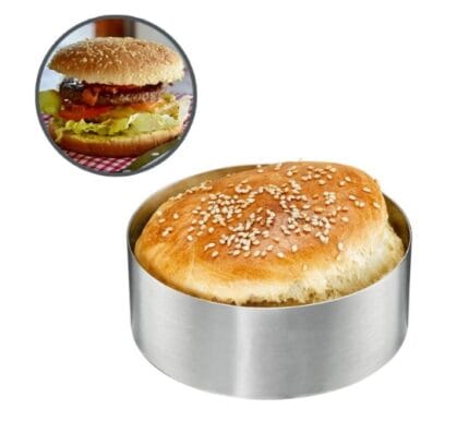 Nar kalıp Hamburger Ekmeği Pişirme Kalıbı 12 cm Derinlik 3,5 cm NRT-162