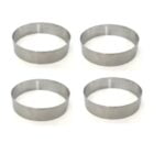 Nar kalıp Hamburger Ekmeği Pişirme Kalıbı 4 Lü Çap 10cm NRT-171