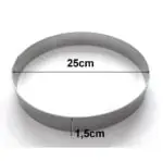 Narkalıp Yuvarlak Çember Derinlik 1,5mm Çap 26cm NAR-193 - Görsel 2