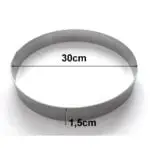 Narkalıp Yuvarlak Çember Derinlik 1,5mm Çap 30cm NAR-192 - Görsel 2