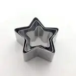 Nar kalıp Yıldız Şeklinde Kurabiye Kalıbı 3 Lü Çap 3-4-5cm NAR-197