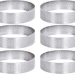 Narkalıp Yuvarlak Delikli Tart Kalıbı Çap 8 Cm 6 Lı  NRT-208