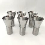 Narkalıp Külah Kruvasan Kalıbı 6 Lı Set Boy 14cm Ağız Çapı 9cm NRT-212