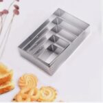 Narkalıp Dikdörtgen Kurabiye Kalıbı 5 Li  NRT-210