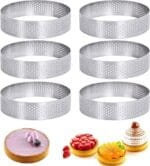 Narkalıp Yuvarlak Delikli Tart Kalıbı Çap 8 Cm 6 Lı  NRT-208 - Görsel 3