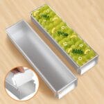 Narkalıp Dikdörtken Tiramisu Pasta Kek Brownie Kalıbı Boy 35cm Derinlik 6x8x6cm NRT-219 - Görsel 2