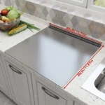 Narkalıp Çift Taraflı Paslanmaz Çelik Kesme Mutfak Tahtası  NRT-243 - Görsel 4