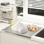 Narkalıp Çift Taraflı Paslanmaz Çelik Kesme Mutfak Tahtası  NRT-243 - Görsel 3