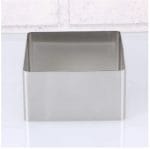 Narkalıp Kare Adet Pasta Kek Kalıbı Çap 8 x 8 cm Derinlik 8cm NRT-250