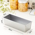 Narkalıp Paslanmaz Çelik Baton Ekmek Pişirme Kalıbı Boy 25cm En 8cm Derinlik 6cm NAR-260 - Görsel 7