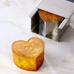 Narkalıp Kalp  Şeklinde Kapaklı  Kruvasan Kalıbı Çap 8cm NAR-264