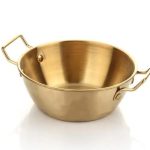 Narkalıp Gold Paslanmaz Çelik Yuvarlak Sunum Tavası 10cm NRT-284