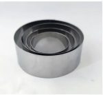 Narkalıp Yuvarlak Kurabiye Kalıbı Derinlik 3cm 4 Lü NRT-295